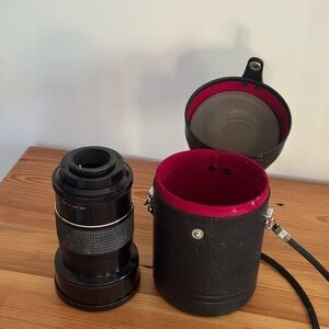 Tokina 200mm f/2.8 Film Camera Lens & case